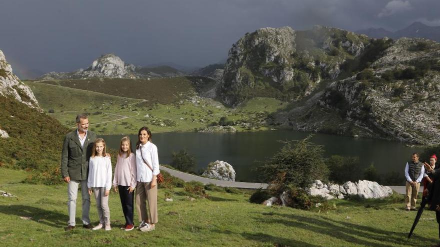 La familia real visita el Parque Nacional de Picos de Europa