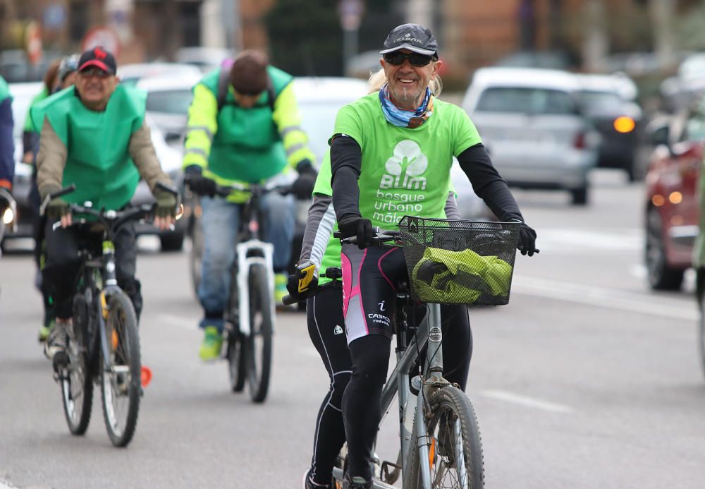 Marcha ciclista por un Bosque Urbano