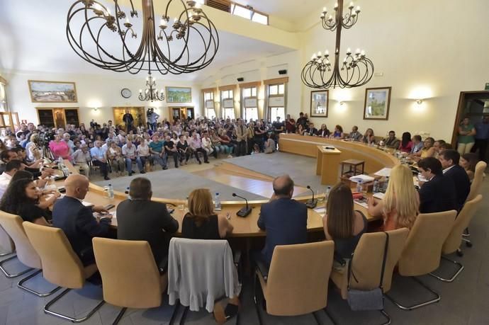 15-06-2019 SANTA LUCIA DE TIRAJANA. Santiago Miguel Rodríguez es el nuevo alcalde de Santa Lucía  | 15/06/2019 | Fotógrafo: Andrés Cruz