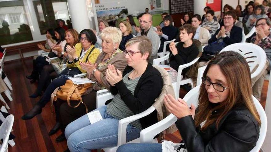 Público asistente, ayer, a las jornadas educativas EducaStrada en el MOME. // Bernabé / Cris M.V.