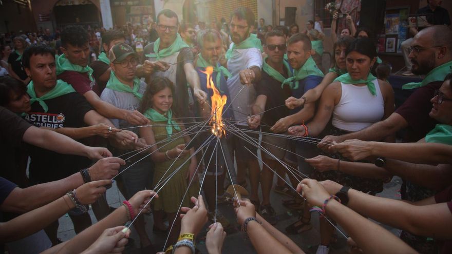 El tret de sortida de la festa de Sant Llorenç de Castelló d&#039;Empúries es trasllada al pati del Palau dels Comtes