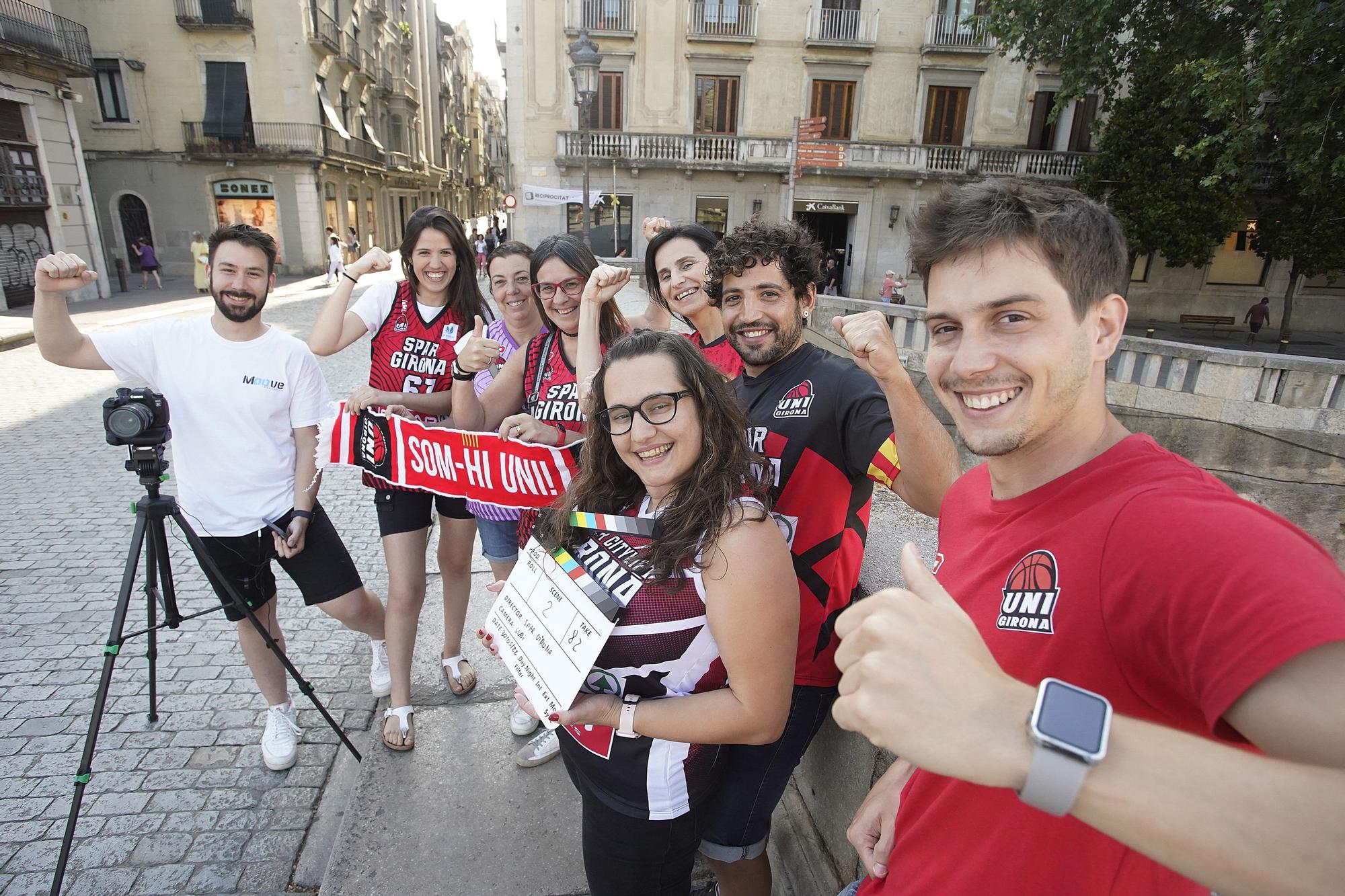 L'afició de l'Uni Girona participa en el vídeo de la campanya d'abonaments 2022-23