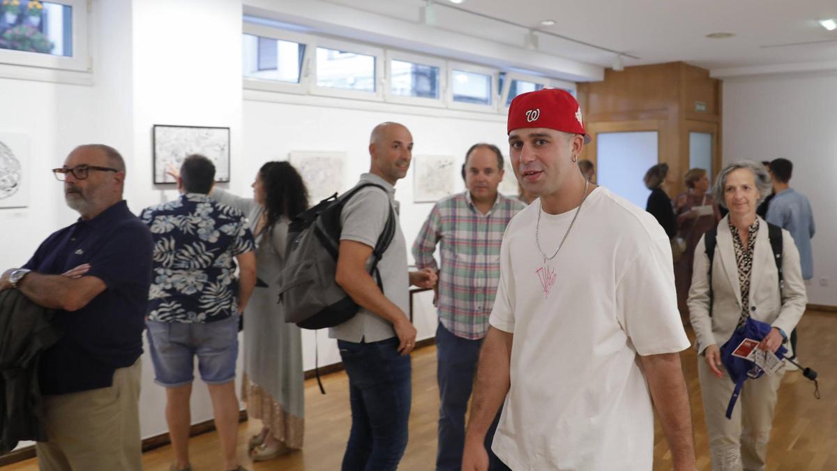 El artista asturiano Diego Argüelles inaugura exposición en la Fundación Alvargonzález (en imágenes)