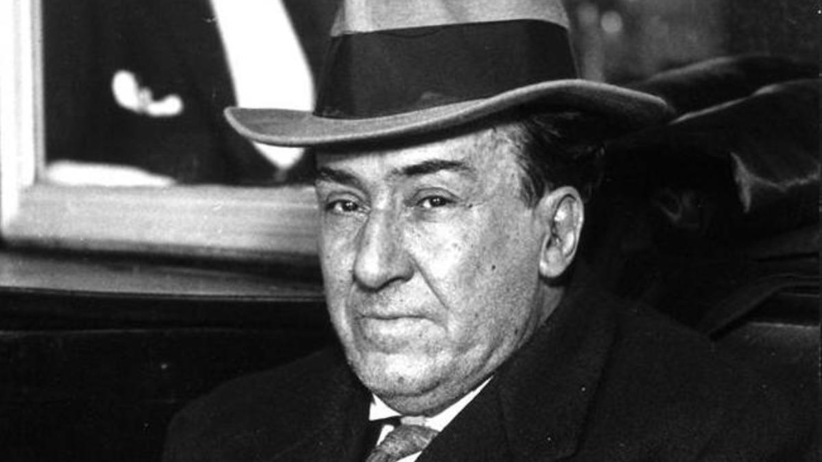 El poeta Antonio Machado (1875-1939).