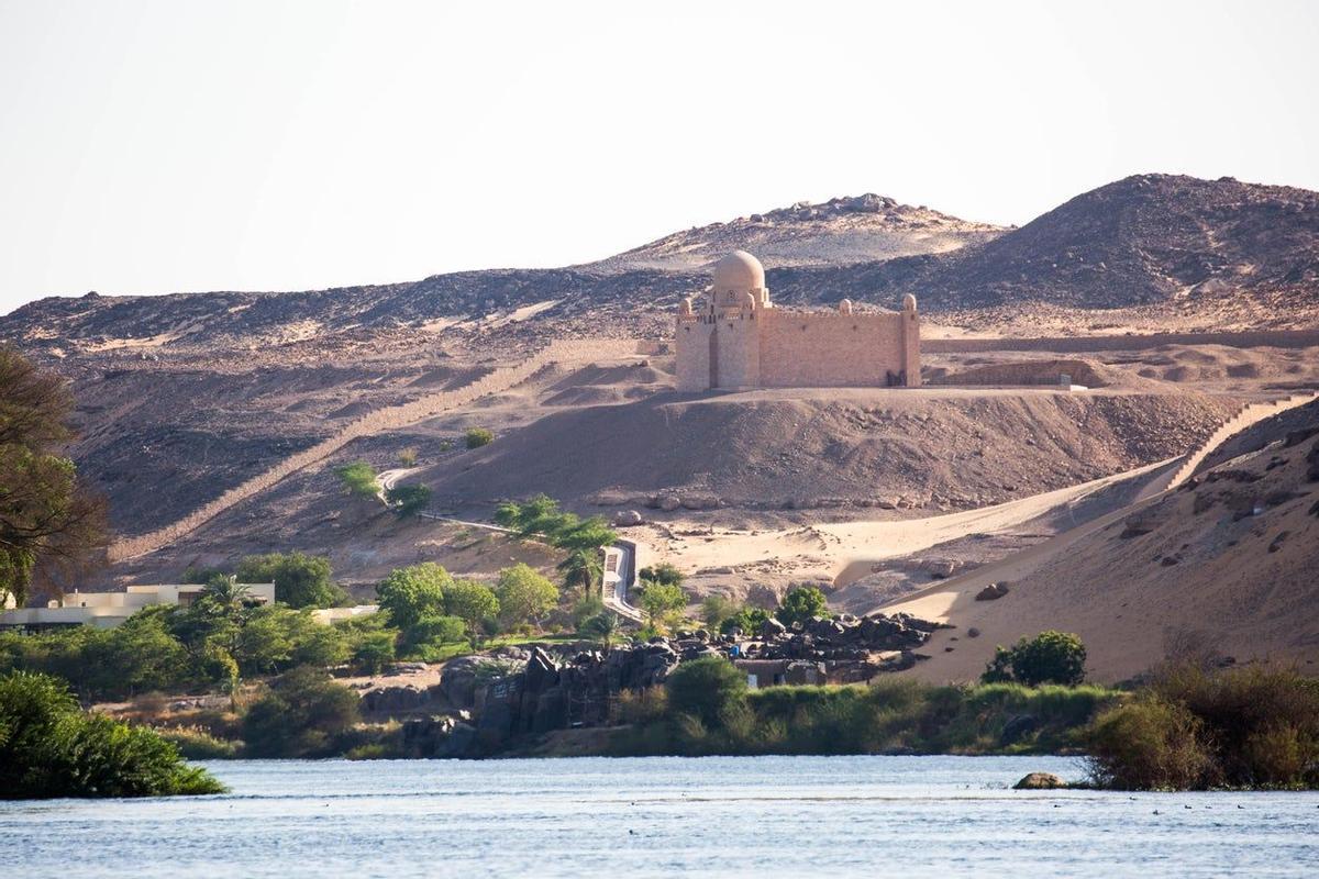 Mausoleo de Aga Khan, Egipto, Agatha Christie