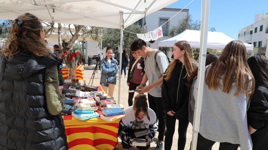 Celebración de Sant Jordi en Formentera en una imagen de archivo.