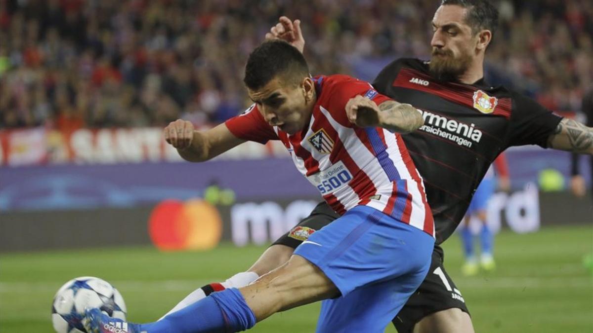 Correa gozó de una de las escasas ocasiones generadas por el Atlético