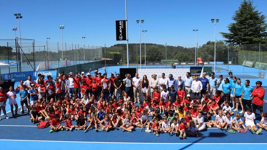 Imagen de la presentación de ayer del Torneo Internacional Cidade de Vigo en el Mercantil. | |