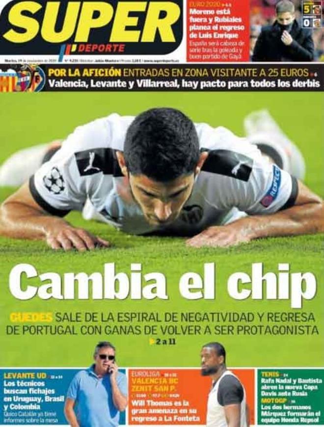 Las portadas del día en la prensa deportiva