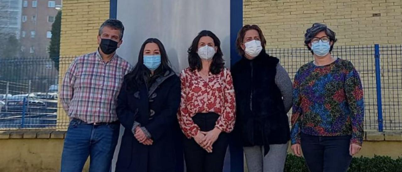 Javier Mayor, María Ferrer, Marta Álvarez, Rosa María Jiménez y Nuria González. | CNA