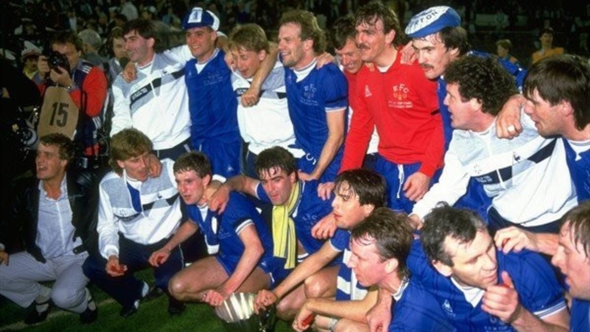 El Everton ganador de la Recopa