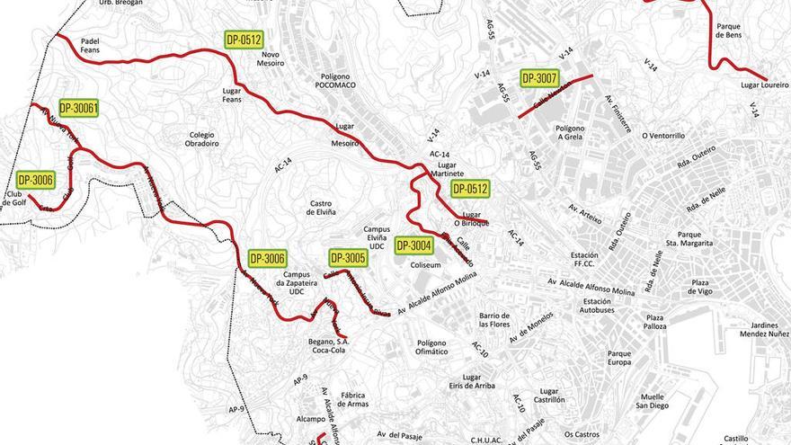 El Concello y la Diputación negocian la cesión de las carreteras provinciales del municipio