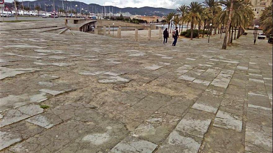 El pavimento del Parc de la Mar se sustiturá con la ecotasa.