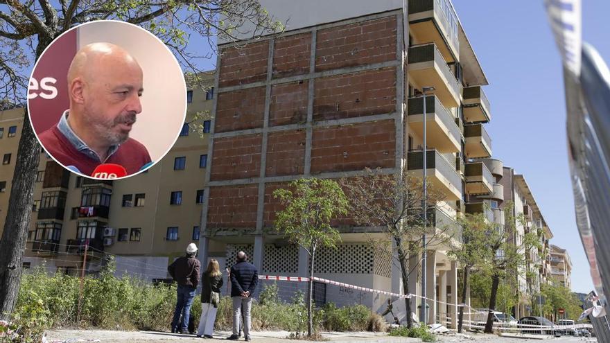 El ayuntamiento señala la causa del derrumbe en el edificio de Nuevo Cáceres