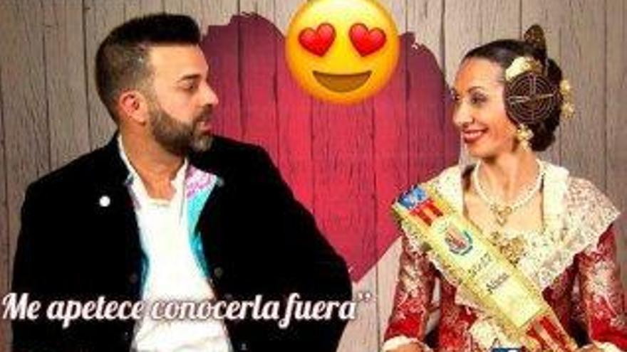 La pareja criticada en &#039;First Dates&#039;.