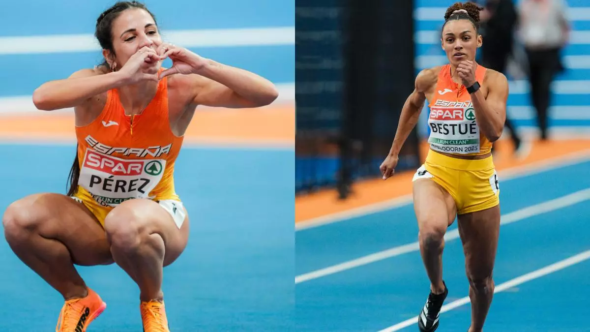Maribel Pérez y Jaël Bestué se apuntan a las semifinales de 60 lisos