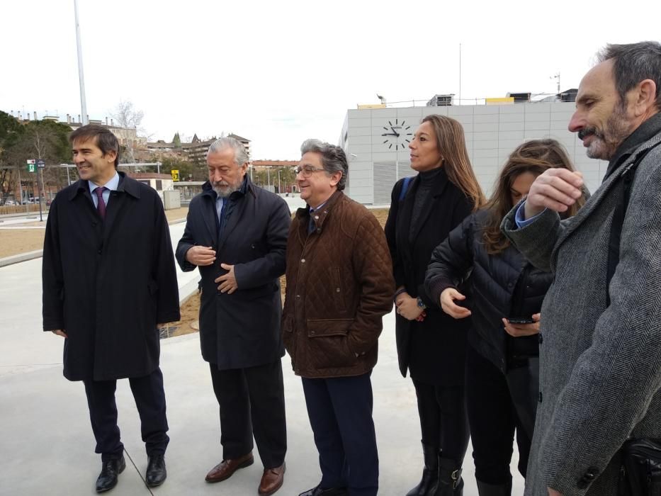 Inauguració de les obres del parc Central