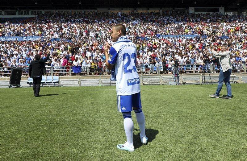 Presentación de Kagawa como jugador del Zaragoza