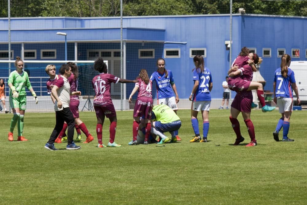 El partido del Oviedo femenino, en imágenes