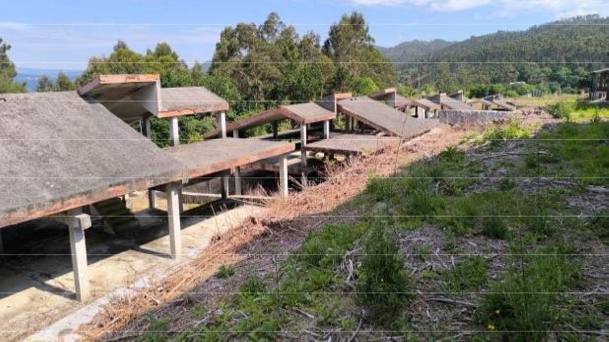 VIVENDAS AMES | O traspaso dunha licenza concedida hai dúas décadas permitirá construír 41 vivendas nun esqueleto inacabado en Ames