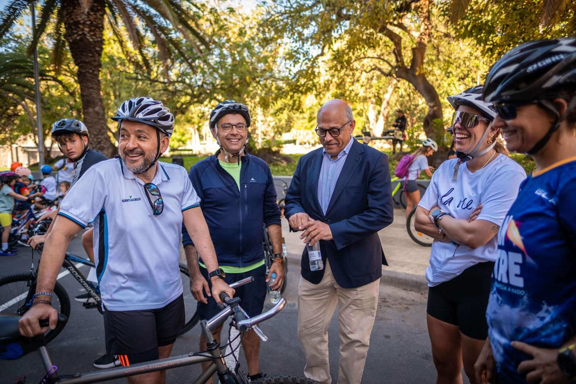 Fiesta de la bicicleta en Santa Cruz de Tenerife