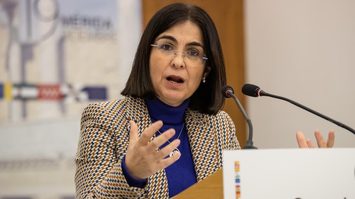 La ministra de Sanidad, Carolina Darias.