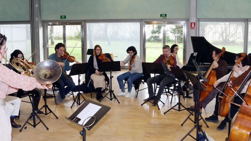 Ensayo anterior de la Orquesta Vigo 430.
