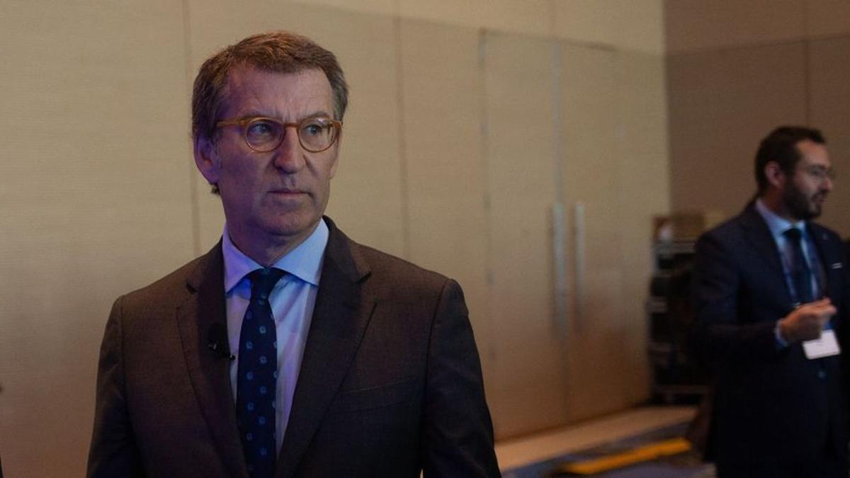 El líder del PP, Alberto Núñez Feijóo.