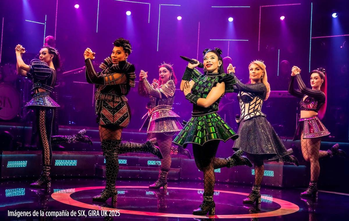 SIX, el musical, en su gira por Gran Bretaña este 2025
