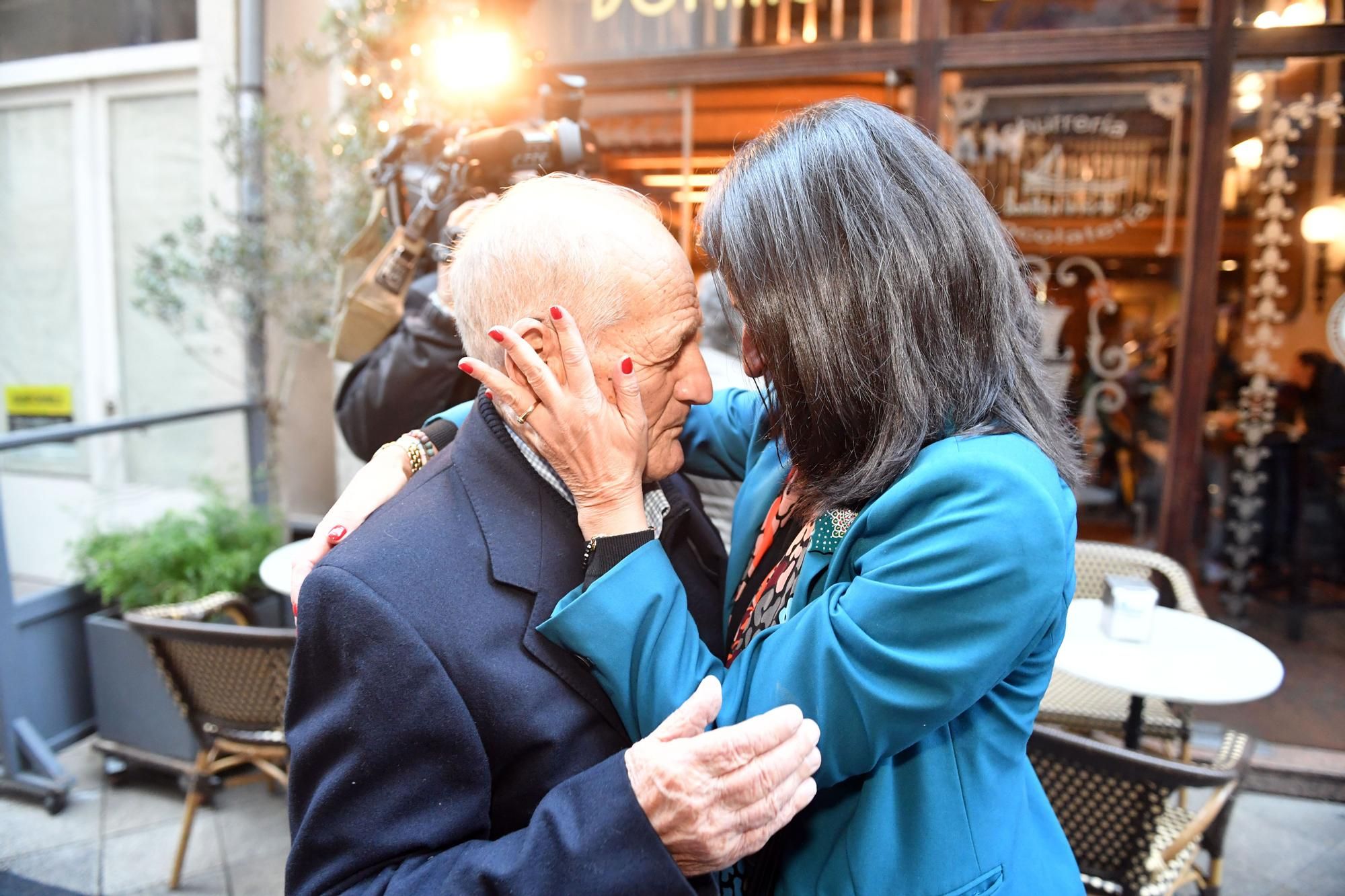 César Bonilla, en la celebración de sus 90 años