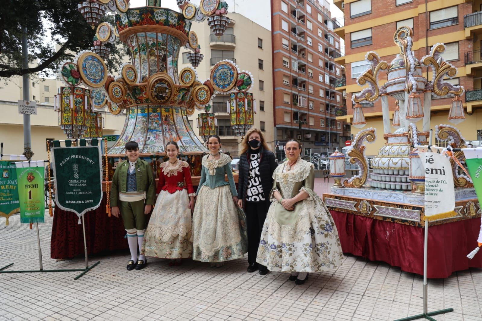 Visita de Ximo Puig y Amparo Marco a la Gaiata 15