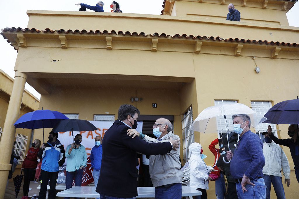 Impiden el desalojo de la vivienda de un jubilado en Cabo de Palos