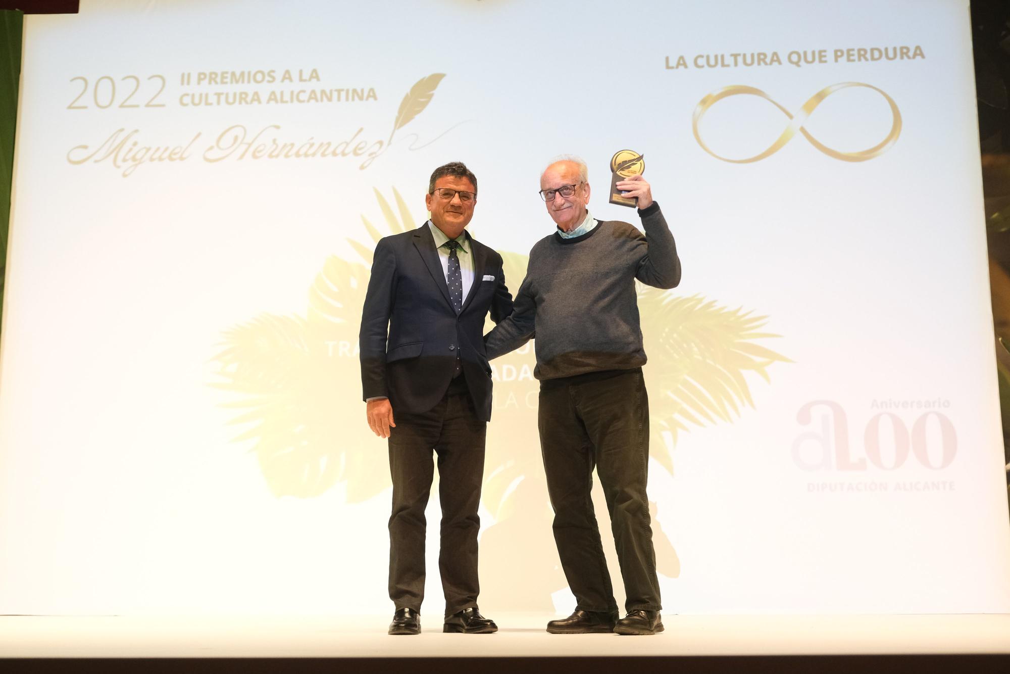 Así ha sido la Gala de entrega de los Premios Miguel Hernández a la Cultura Alicantina