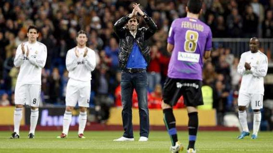 Van Nistelrooy se despidió como jugador madridista, precisamente, en el Madrid-Málaga de 2010 (2-0), con doblete de Cristiano.