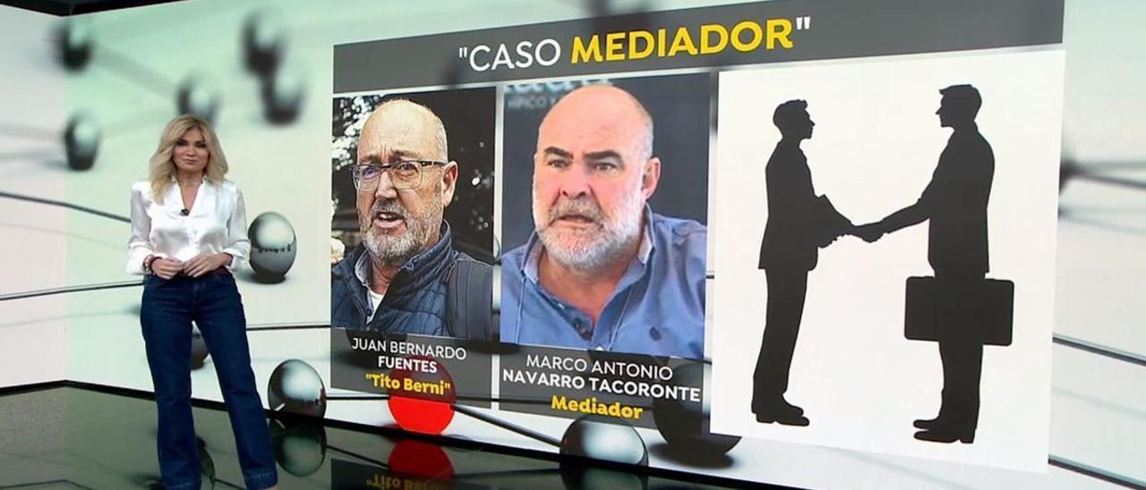 El ‘caso mediador’ (‘Noticias 15h.’, A-3).