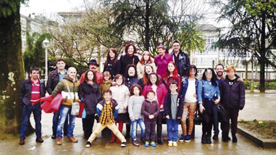 Foto de familia de los primeros socios de Chrysallis Galicia, el pasado fin de semana en Santiago.
