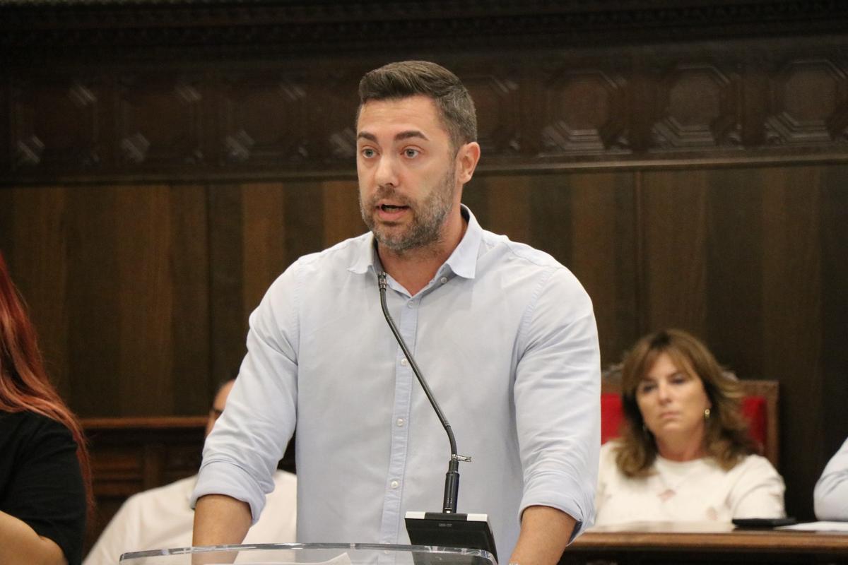 El portavoz del Vox, Alejandro Vila.