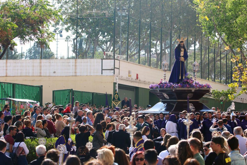 Salida procesional del Cristo Medinaceli y la Virgen de Candelaria.