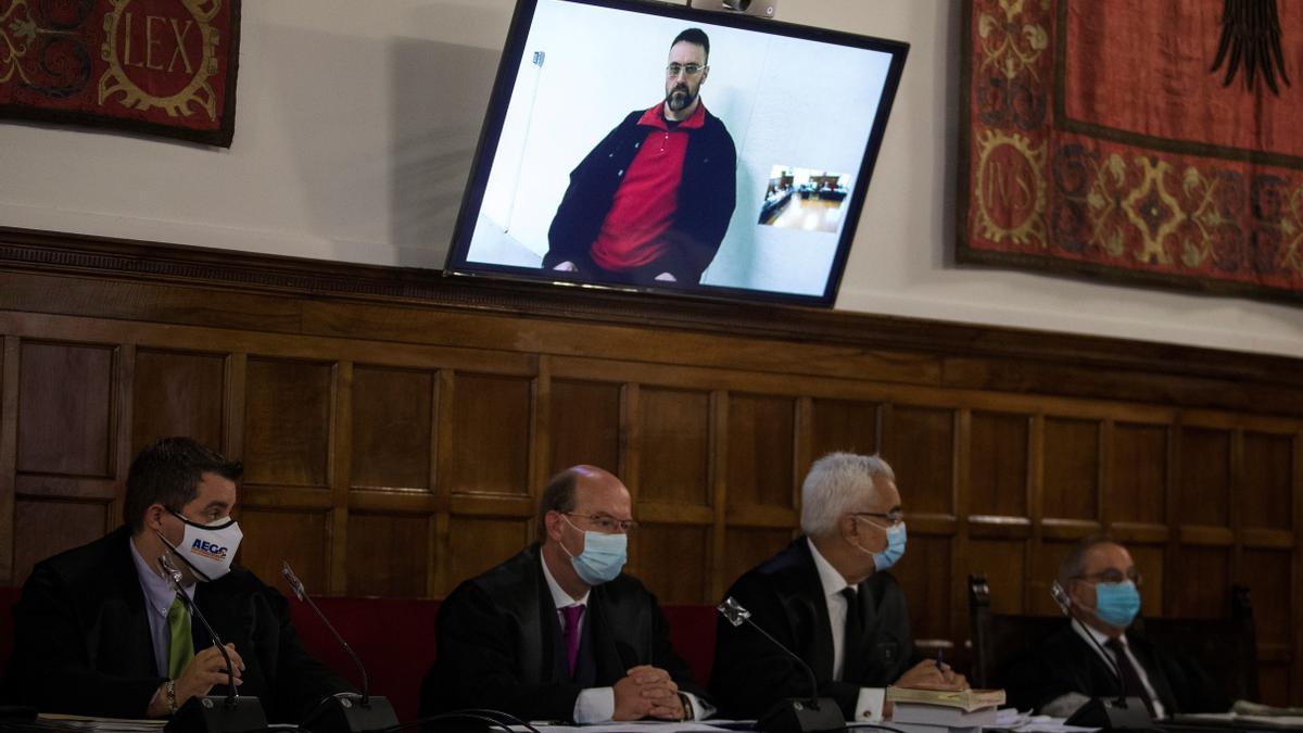 Igor el Ruso ha estado presente en la vista a través de una videoconferencia desde la cárcel de Pontevedra.