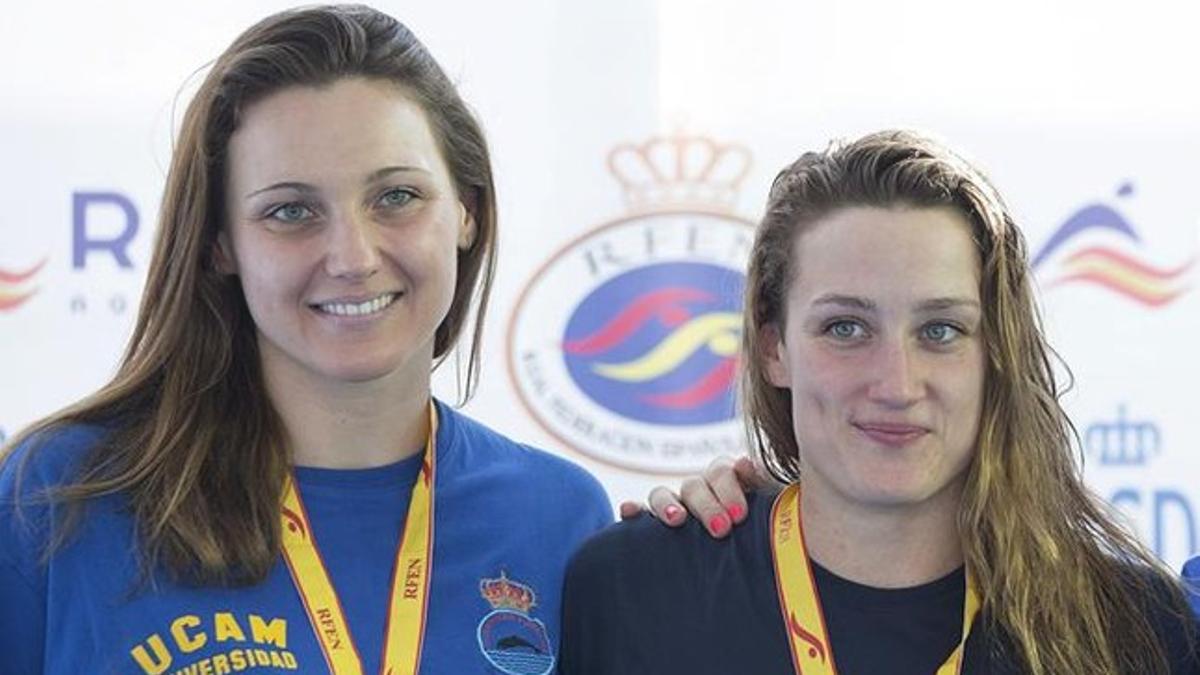 Melani Costa y Mireia Belmonte fueron las únicas medallistas españolas en el Mundial de Barcelona