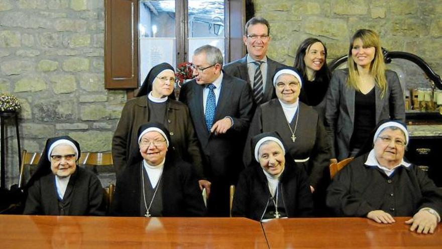 El gener del 2014 es va presentar l&#039;acord de cessió d&#039;ús del convent de les caputxines a la FSSM