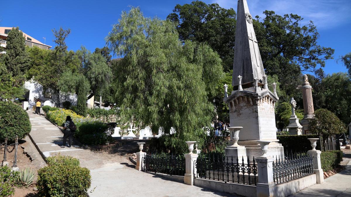 Una imagen del Cementerio Inglés de Málaga.