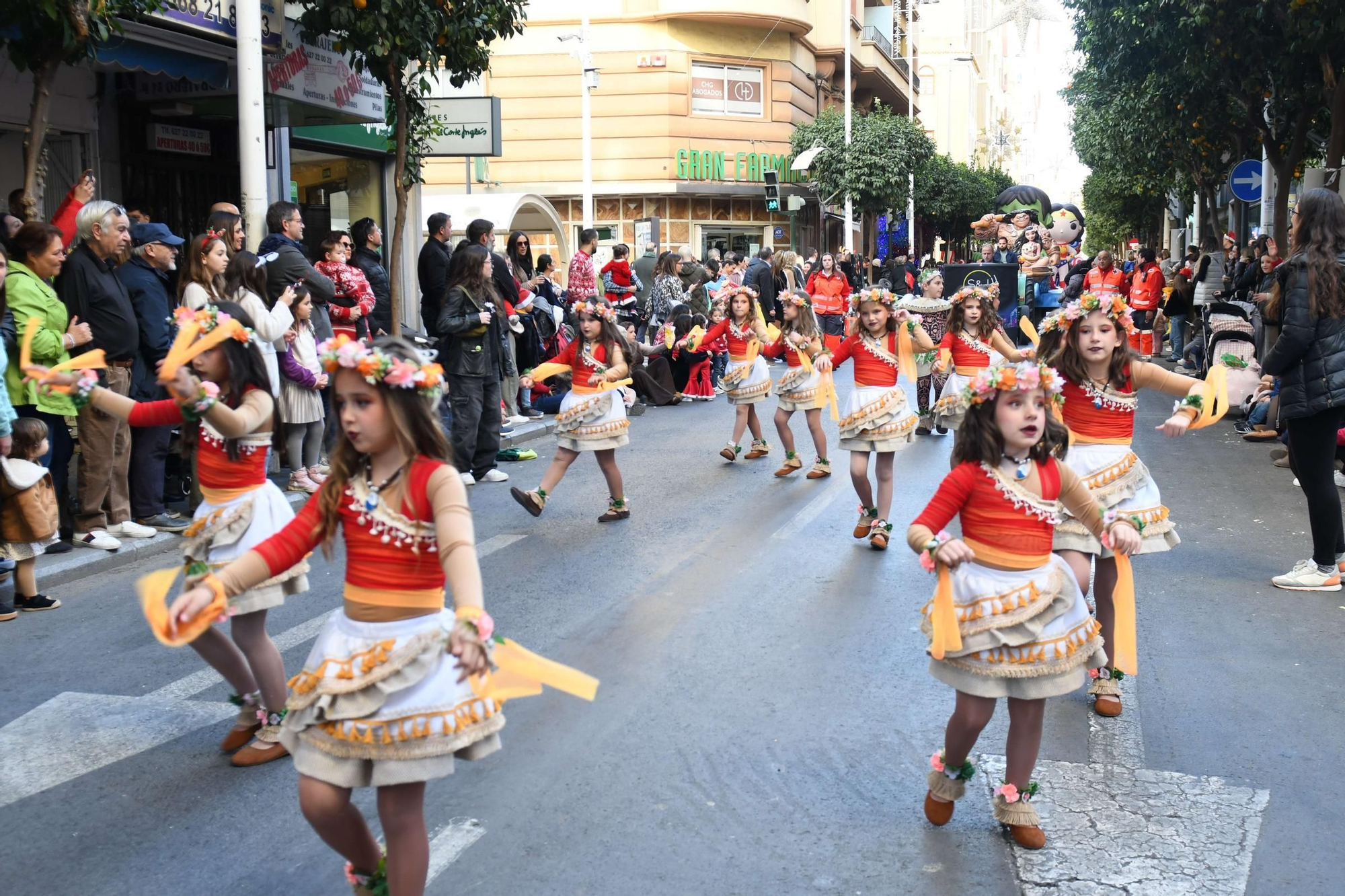 Las mejores imágenes del desfile de Papá Noel en Murcia