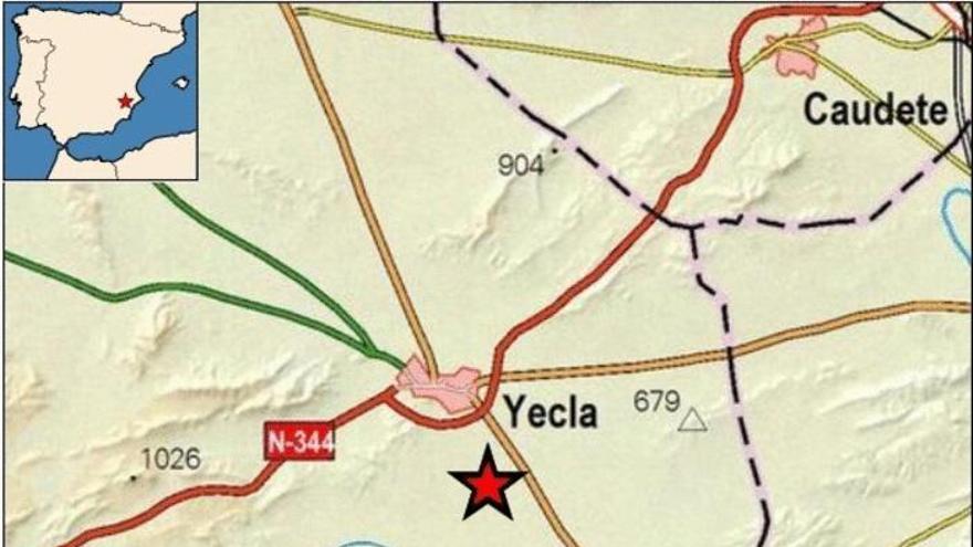 Un terremoto hace temblar Yecla este jueves