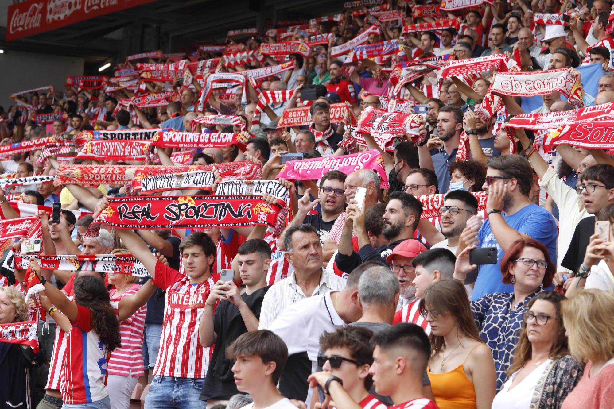 En imágenes: El Sporting se divierte ante el Andorra