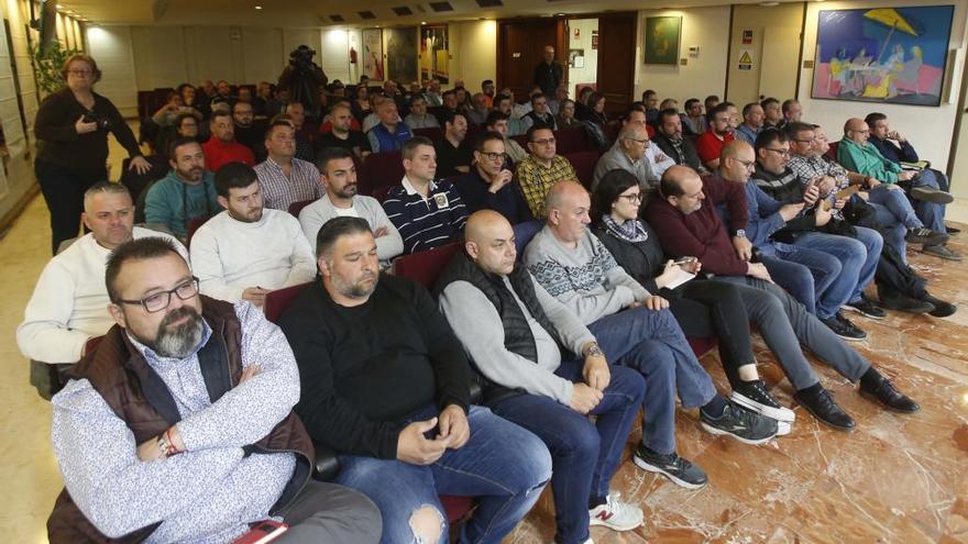 La asamblea de presidentes contó anoche con una gran afluencia.