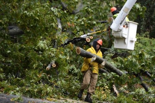 DESTROZOS TRAS EL PASO DEL HURACÁN SANDY