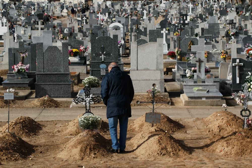 El cementerio en la festividad de Todos los Santos