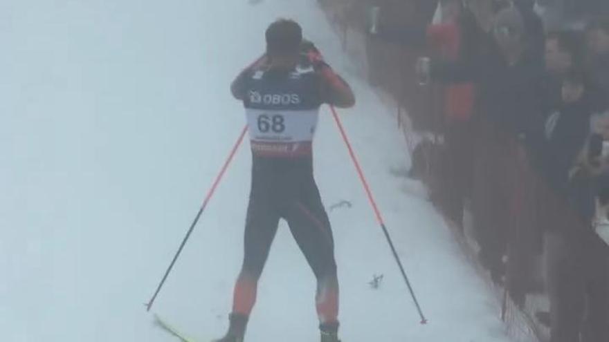 Compite borracho en la Copa del Mundo… ¡y acaba la carrera de 50km!