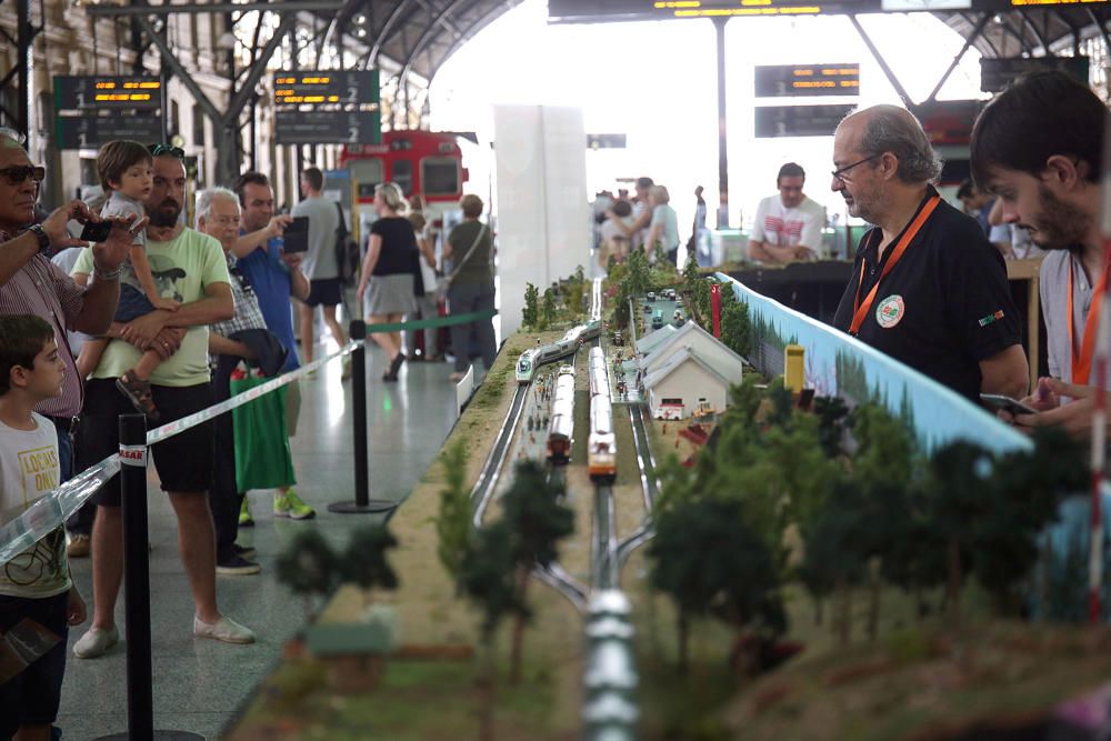 Exposición de maquetas ferroviarias en la Estación del Norte